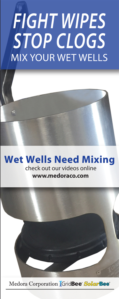 wet well mixing ad- fight wipes, stop clogs, wet wells need mixing